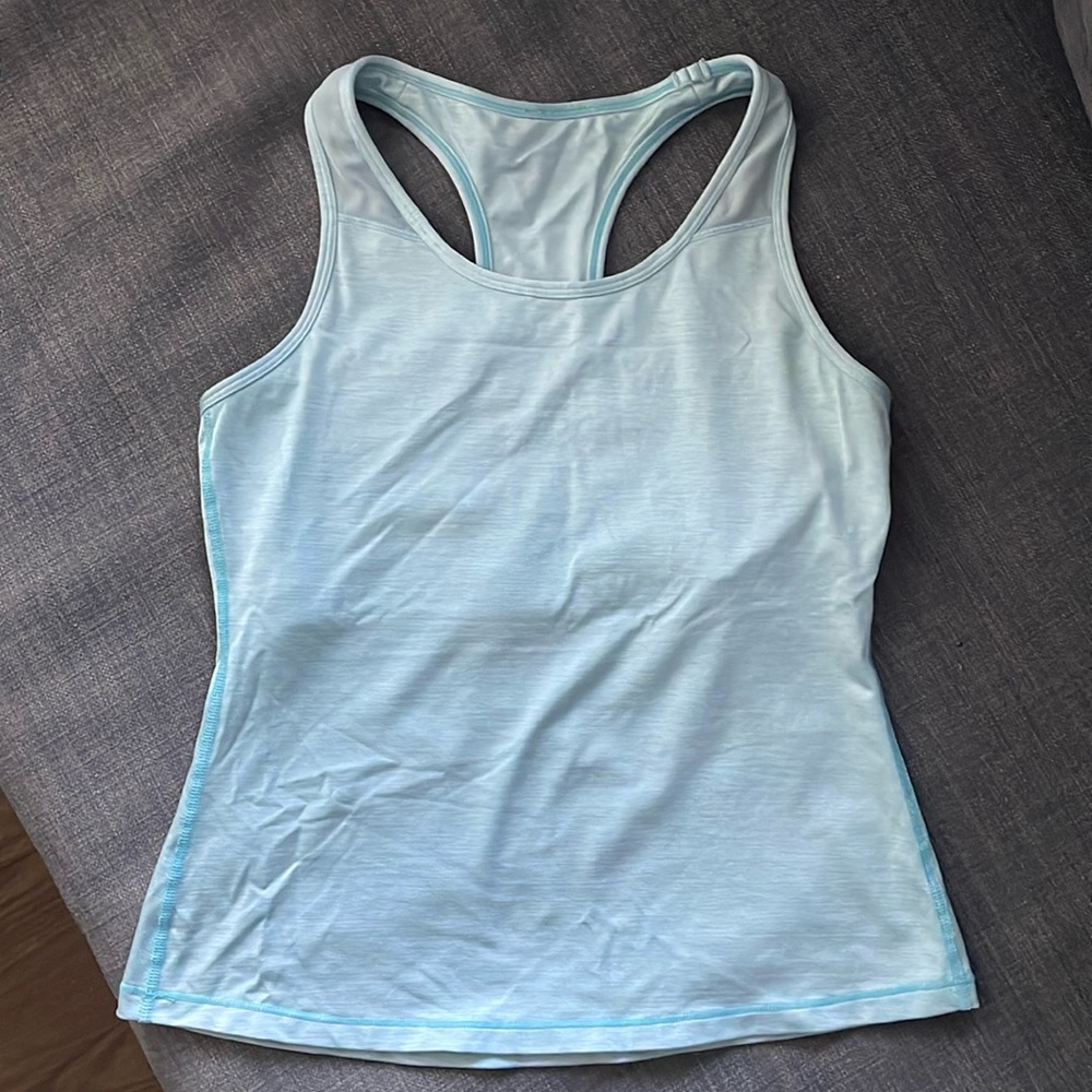 Lululemon Racerback Tank Top - aqua color